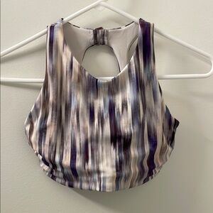 Athleta underwire Purple and Gray high neck bikini top. Never worn.